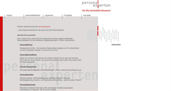 Desktop Screenshot of personalexperten.info